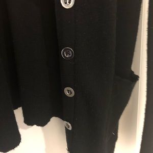 Black cardigan